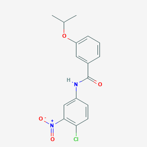 N-{4-chloro-3-nitrophenyl}-3-isopropoxybenzamide