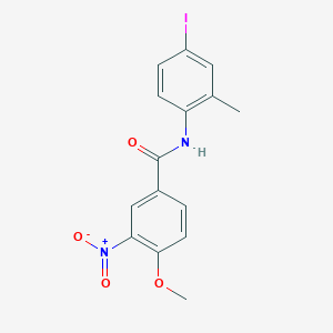 3-nitro-N-(4-iodo-2-methylphenyl)-4-methoxybenzamide