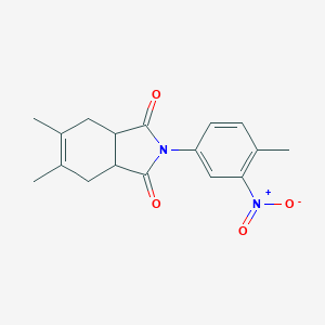 2-{3-nitro-4-methylphenyl}-5,6-dimethyl-3a,4,7,7a-tetrahydro-1H-isoindole-1,3(2H)-dione