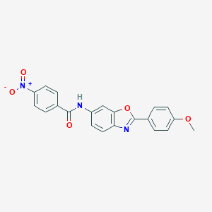 N-[2-(4-methoxyphenyl)-1,3-benzoxazol-6-yl]-4-nitrobenzamide