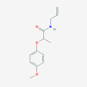 molecular formula C13H17NO3 B4108390 N-allyl-2-(4-methoxyphenoxy)propanamide 