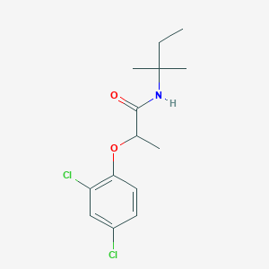molecular formula C14H19Cl2NO2 B4108459 2-(2,4-dichlorophenoxy)-N-(1,1-dimethylpropyl)propanamide 
