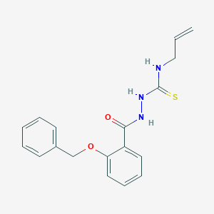 molecular formula C18H19N3O2S B410848 N-allyl-2-[2-(benzyloxy)benzoyl]hydrazinecarbothioamide 