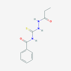 N-[(2-propionylhydrazino)carbothioyl]benzamide