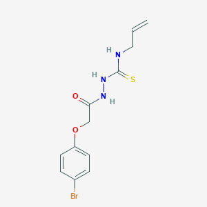 1-[[2-(4-Bromophenoxy)acetyl]amino]-3-prop-2-enylthiourea