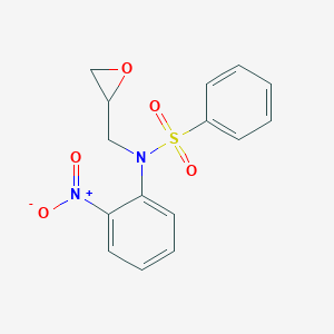 N-{2-nitrophenyl}-N-(2-oxiranylmethyl)benzenesulfonamide