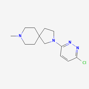 molecular formula C13H19ClN4 B4108665 2-(6-chloropyridazin-3-yl)-8-methyl-2,8-diazaspiro[4.5]decane 