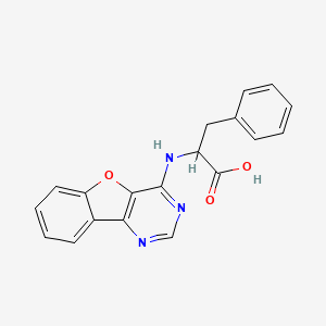 molecular formula C19H15N3O3 B4108771 N-[1]benzofuro[3,2-d]pyrimidin-4-ylphenylalanine 