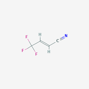 molecular formula C4H2F3N B041089 4,4,4-三氟巴豆腈 CAS No. 406-86-0