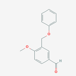 4-Methoxy-3-(phenoxymethyl)benzaldehyde
