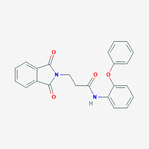 3-(1,3-Dioxo-1,3-dihydro-isoindol-2-yl)-N-(2-phenoxy-phenyl)-propionamide