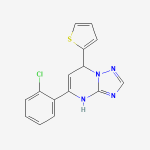 5-(2-chlorophenyl)-7-(2-thienyl)-4,7-dihydro[1,2,4]triazolo[1,5-a]pyrimidine