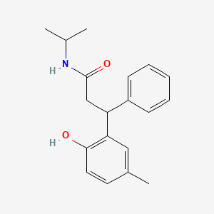 3-(2-hydroxy-5-methylphenyl)-N-isopropyl-3-phenylpropanamide