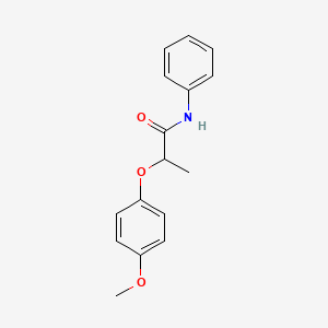2-(4-methoxyphenoxy)-N-phenylpropanamide