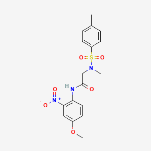 N~1~-(4-methoxy-2-nitrophenyl)-N~2~-methyl-N~2~-[(4-methylphenyl)sulfonyl]glycinamide