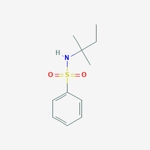 molecular formula C11H17NO2S B4109072 N-(1,1-dimethylpropyl)benzenesulfonamide 