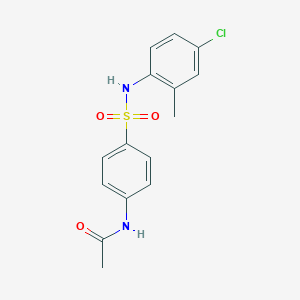 N-[4-[(4-chloro-2-methylphenyl)sulfamoyl]phenyl]acetamide