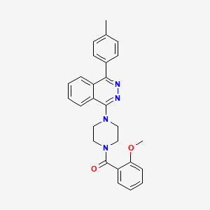 1-[4-(2-methoxybenzoyl)-1-piperazinyl]-4-(4-methylphenyl)phthalazine