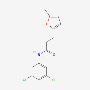 N-(3,5-dichlorophenyl)-3-(5-methyl-2-furyl)propanamide