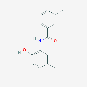 molecular formula C16H17NO2 B410926 N-(2-hydroxy-4,5-dimethylphenyl)-3-methylbenzamide 