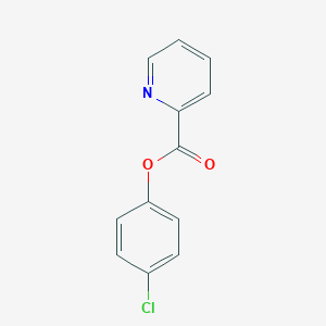 molecular formula C12H8ClNO2 B410927 4-Chlorophenyl 2-pyridinecarboxylate CAS No. 64301-94-6