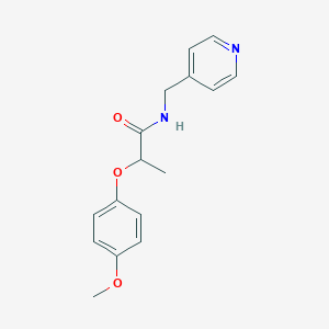 2-(4-methoxyphenoxy)-N-(4-pyridinylmethyl)propanamide