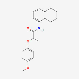 2-(4-methoxyphenoxy)-N-(5,6,7,8-tetrahydro-1-naphthalenyl)propanamide