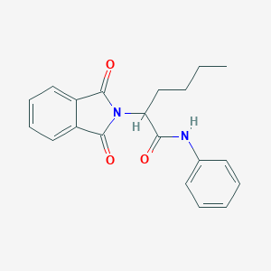 molecular formula C20H20N2O3 B410935 2-(1,3-dioxo-1,3-dihydro-2H-isoindol-2-yl)-N-phenylhexanamide 