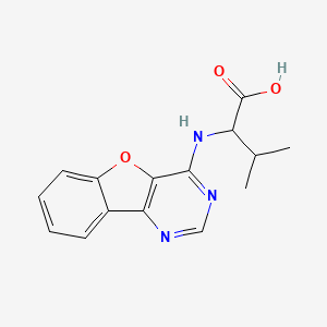 molecular formula C15H15N3O3 B4109379 N-[1]benzofuro[3,2-d]pyrimidin-4-ylvaline 