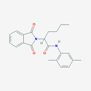 molecular formula C22H24N2O3 B410941 N-(2,5-dimethylphenyl)-2-(1,3-dioxo-1,3-dihydro-2H-isoindol-2-yl)hexanamide 