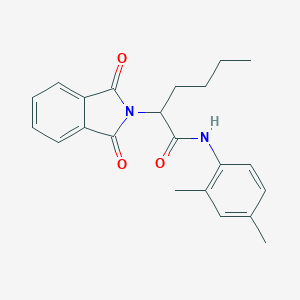 molecular formula C22H24N2O3 B410943 N-(2,4-dimethylphenyl)-2-(1,3-dioxo-1,3-dihydro-2H-isoindol-2-yl)hexanamide 