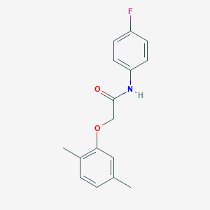 2-(2,5-dimethylphenoxy)-N-(4-fluorophenyl)acetamide