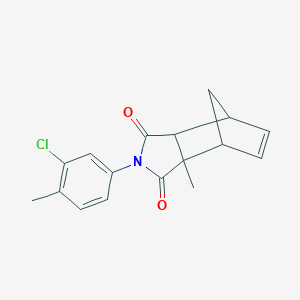 2-(3-chloro-4-methylphenyl)-3a-methyl-3a,4,7,7a-tetrahydro-1H-4,7-methanoisoindole-1,3-dione