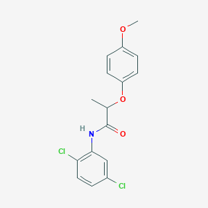 molecular formula C16H15Cl2NO3 B4109564 N-(2,5-dichlorophenyl)-2-(4-methoxyphenoxy)propanamide 