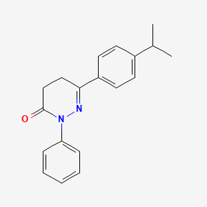 molecular formula C19H20N2O B4109674 6-(4-isopropylphenyl)-2-phenyl-4,5-dihydro-3(2H)-pyridazinone 