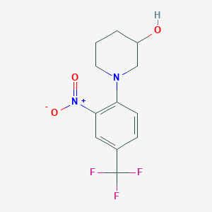 1-[2-nitro-4-(trifluoromethyl)phenyl]-3-piperidinol