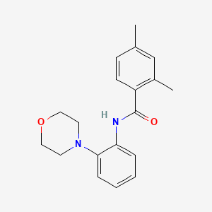 2,4-dimethyl-N-[2-(4-morpholinyl)phenyl]benzamide