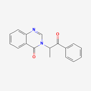3-(1-methyl-2-oxo-2-phenylethyl)-4(3H)-quinazolinone