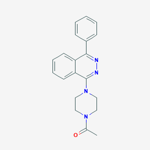 molecular formula C20H20N4O B4109884 1-(4-acetyl-1-piperazinyl)-4-phenylphthalazine 
