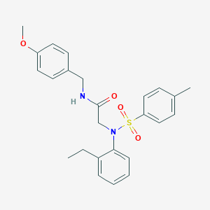 2-(N-(2-Ethylphenyl)-4-methylphenylsulfonamido)-N-(4-methoxybenzyl)acetamide