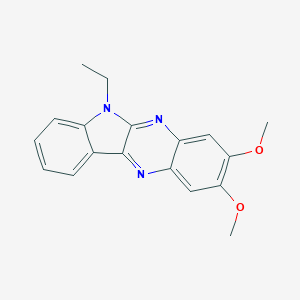 molecular formula C18H17N3O2 B410998 6-Ethyl-2,3-dimethoxy-6H-indolo[2,3-b]quinoxaline CAS No. 333439-92-2