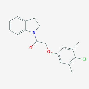 1-[(4-Chloro-3,5-dimethylphenoxy)acetyl]indoline