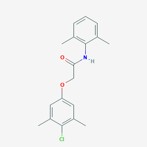 molecular formula C18H20ClNO2 B411011 2-(4-chloro-3,5-dimethylphenoxy)-N-(2,6-dimethylphenyl)acetamide 