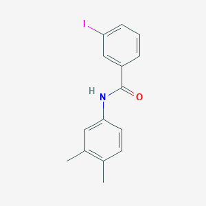 molecular formula C15H14INO B411023 N-(3,4-dimethylphenyl)-3-iodobenzamide 