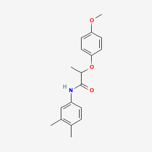 N-(3,4-dimethylphenyl)-2-(4-methoxyphenoxy)propanamide