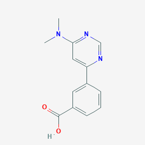 3-[6-(dimethylamino)-4-pyrimidinyl]benzoic acid