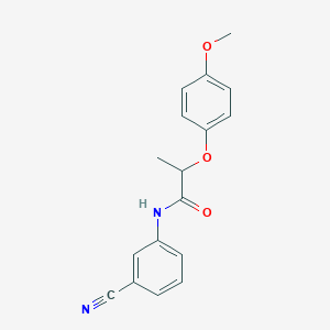 N-(3-cyanophenyl)-2-(4-methoxyphenoxy)propanamide