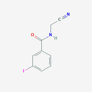 molecular formula C9H7IN2O B411034 N-(cyanomethyl)-3-iodobenzamide 