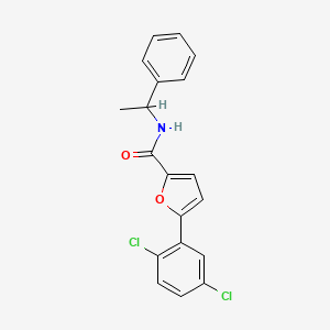 5-(2,5-dichlorophenyl)-N-(1-phenylethyl)-2-furamide