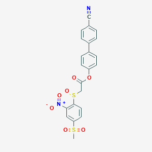 4'-cyano-4-biphenylyl {[4-(methylsulfonyl)-2-nitrophenyl]sulfinyl}acetate